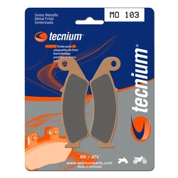 Plaquettes de frein TECNIUM MO103 Métal fritté