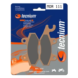 Plaquettes de frein TECNIUM MOR111 Métal fritté