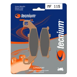 Plaquettes de frein TECNIUM MF115 Métal fritté