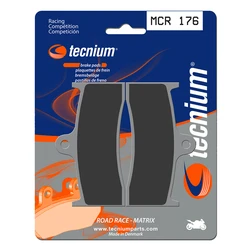 Plaquettes de frein TECNIUM MCR176 Métal Fritté Carbone