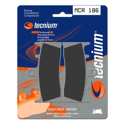 Plaquettes de frein TECNIUM MCR186 Métal Fritté Carbone