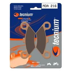 Plaquettes de frein TECNIUM MOA216 Métal fritté