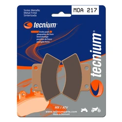 Plaquettes de frein TECNIUM MOA217 Métal fritté