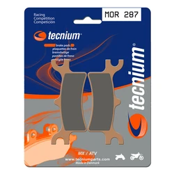 Plaquettes de frein TECNIUM MOR287 Métal fritté