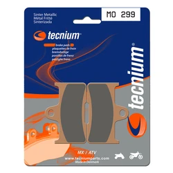 Plaquettes de frein TECNIUM MO299 Métal fritté