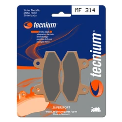 Plaquettes de frein TECNIUM MF314 Métal fritté