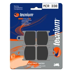 Plaquettes de frein TECNIUM  MCR338 Métal Fritté Carbone