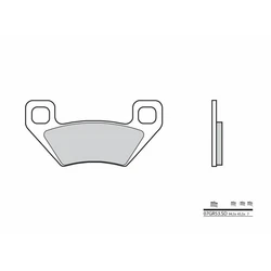 Plaquette de frein Brembo 07GR53 SD Métal fritté