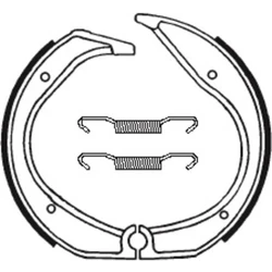 Machoires de frein Bendix BA140 Organique