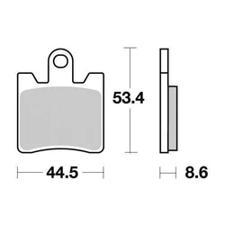 Plaquette de frein Organique Eco-Friction Route