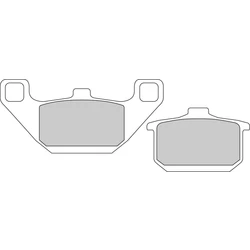 Plaquette de frein Organique Eco-Friction Route