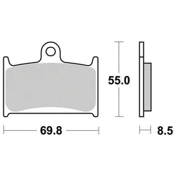 Plaquette de frein Organique Eco-Friction Route