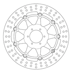 Disque de Frein flottant Cagiva - Homologué TÜV