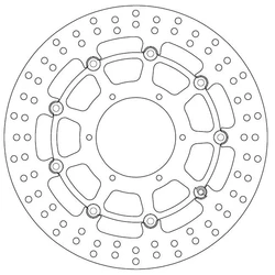 Disque de Frein Flottant HONDA - Homologué TÜV