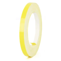 Liserets jantes 6mm x 10 mètres - Jaune