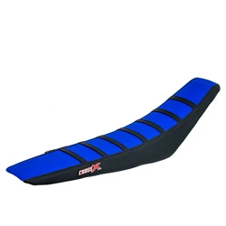 Housse de selle HUSQVARNA TE-TC 05-07 WR-CR-SM 125 06-08 WR 250 06-13 TOP BLUE- SIDE BLACK-STRIPES BLACK (M611-3BLBB)