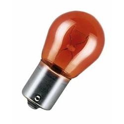 Ampoule Stop 1 fil - 12V 21W Orange Ba15s Plot Décalé