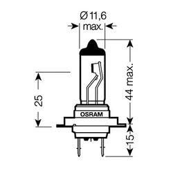 Ampoule H7 Night Breaker - 12V 55W PX26d