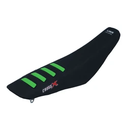 Housse de selle KAWASAKI KFX 450 2019 - 2020 KXF 250 UGS COLOR WAVE BLACK-GREEN (UFM220-2BG)