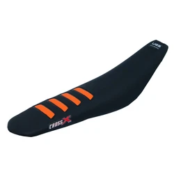 Housse de selle KTM SX 85 2018 -2020 UGS COLOR WAVE BLACK-ORANGE (UFM523-2BO)