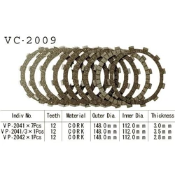 Kit Disques d'Embrayage Garnis Fzr 1000 1989/1991