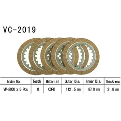 Kit Disques d'Embrayage Garnis Ttr 90 2000/2002