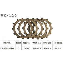 Kit Disques d'Embrayage Garnis Ke125 A 76-83