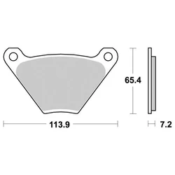 Plaquette Vesrah Carbone